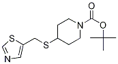 4-(Thiazol-5-ylMethylsulfanyl)-pipe
ridine-1-carboxylic acid tert-butyl
ester Structure