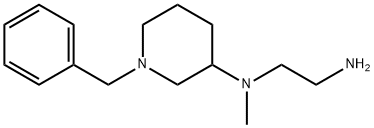 N*1*-(1-Benzyl-piperidin-3-yl)-N*1*-Methyl-ethane-1,2-diaMine 结构式