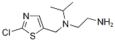 N1-((2-氯噻唑-5-基)甲基)-N1-异丙基乙烷-1,2-二胺, 1353979-96-0, 结构式