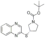 (S)-3-(Quinoxalin-2-ylsulfanyl)-pyr
rolidine-1-carboxylic acid tert-but
yl ester