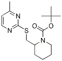 2-(4-Methyl-pyriMidin-2-ylsulfanylM
ethyl)-piperidine-1-carboxylic acid
tert-butyl ester Struktur