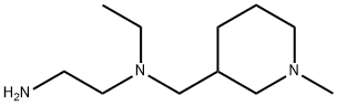 N1-乙基-N1-((1-甲基哌啶-3-基)甲基)乙烷-1,2-二胺 结构式