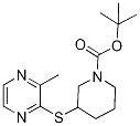  3-(3-Methyl-pyrazin-2-ylsulfanyl)-p
iperidine-1-carboxylic acid tert-bu
tyl ester