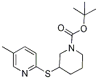 3-(5-Methyl-pyridin-2-ylsulfanyl)-p
iperidine-1-carboxylic acid tert-bu
tyl ester,1353988-13-2,结构式