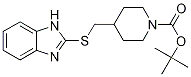 4-(1H-BenzoiMidazol-2-ylsulfanylMet
hyl)-piperidine-1-carboxylic acid t
ert-butyl ester 结构式