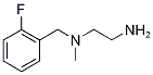 N*1*-(2-Fluoro-benzyl)-N*1*-Methyl-ethane-1,2-diaMine 化学構造式