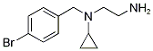 N*1*-(4-BroMo-benzyl)-N*1*-cyclopropyl-ethane-1,2-diaMine Structure