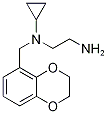 N*1*-Cyclopropyl-N*1*-(2,3-dihydro-benzo[1,4]dioxin-5-ylMethyl)-ethane-1,2-diaMine 化学構造式