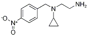 N*1*-Cyclopropyl-N*1*-(4-nitro-benzyl)-ethane-1,2-diaMine 化学構造式