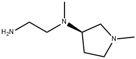 N*1*-Methyl-N*1*-((R)-1-Methyl-pyrrolidin-3-yl)-ethane-1,2-diaMine,1354019-29-6,结构式