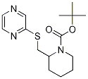 2-(Pyrazin-2-ylsulfanylMethyl)-pipe
ridine-1-carboxylic acid tert-butyl
ester Structure