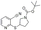  3-(3-Cyano-pyridin-2-ylsulfanyl)-py
rrolidine-1-carboxylic acid tert-bu
tyl ester