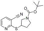 3-(3-Cyano-pyridin-2-ylsulfanyl)-py
rrolidine-1-carboxylic acid tert-bu
tyl ester