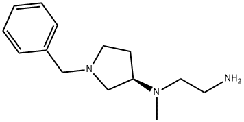 N*1*-((R)-1-Benzyl-pyrrolidin-3-yl)-N*1*-Methyl-ethane-1,2-diaMine Structure