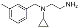 N*1*-Cyclopropyl-N*1*-(3-Methyl-benzyl)-ethane-1,2-diaMine 化学構造式