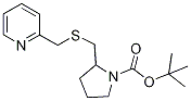 2-(Pyridin-2-ylMethylsulfanylMethyl
)-pyrrolidine-1-carboxylic acid ter
t-butyl ester Structure