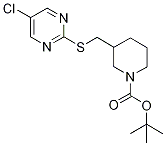 3-(5-Chloro-pyriMidin-2-ylsulfanylM
ethyl)-piperidine-1-carboxylic acid
tert-butyl ester