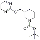3-(PyriMidin-2-ylsulfanylMethyl)-pi
peridine-1-carboxylic acid tert-but
yl ester Structure