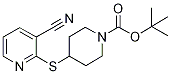 4-(3-Cyano-pyridin-2-ylsulfanyl)-pi
peridine-1-carboxylic acid tert-but
yl ester Structure