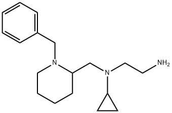 N*1*-(1-Benzyl-piperidin-2-ylMethyl)-N*1*-cyclopropyl-ethane-1,2-diaMine,1353987-48-0,结构式