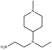 N1-乙基-N1-(1-甲基哌啶-4-基)乙烷-1,2-二胺,1353948-29-4,结构式