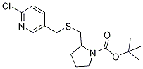 2-(6-Chloro-pyridin-3-ylMethylsulfa
nylMethyl)-pyrrolidine-1-carboxylic
acid tert-butyl ester