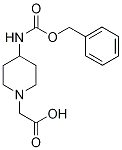 (4-BenzyloxycarbonylaMino-piperidin-1-yl)-acetic aci Struktur