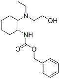 {2-[Ethyl-(2-hydroxy-ethyl)-aMino]-cyclohexyl}-carbaMic acid benzyl este,,结构式