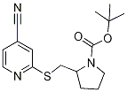2-(4-Cyano-pyridin-2-ylsulfanylMeth
yl)-pyrrolidine-1-carboxylic acid t
ert-butyl ester