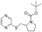 2-(Pyrazin-2-ylsulfanylMethyl)-pyrr
olidine-1-carboxylic acid tert-buty
l ester|