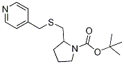 2-(Pyridin-4-ylMethylsulfanylMethyl
)-pyrrolidine-1-carboxylic acid ter
t-butyl ester