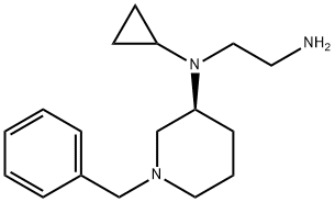 N*1*-((S)-1-Benzyl-piperidin-3-yl)-N*1*-cyclopropyl-ethane-1,2-diaMine Structure