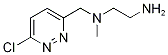 N*1*-(6-Chloro-pyridazin-3-ylMethyl)-N*1*-Methyl-ethane-1,2-diaMine 化学構造式