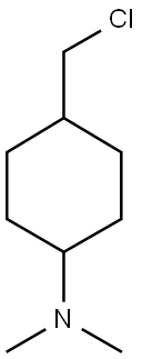 (4-ChloroMethyl-cyclohexyl)-diMethy
l-aMine Struktur