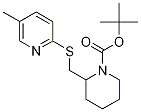 2-(5-Methyl-pyridin-2-ylsulfanylMet
hyl)-piperidine-1-carboxylic acid t
ert-butyl ester 化学構造式