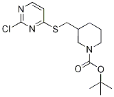 3-(2-Chloro-pyriMidin-4-ylsulfanylM
ethyl)-piperidine-1-carboxylic acid
tert-butyl ester Structure