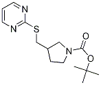  3-(PyriMidin-2-ylsulfanylMethyl)-py
rrolidine-1-carboxylic acid tert-bu
tyl ester