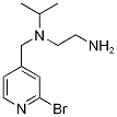 N*1*-(2-BroMo-pyridin-4-ylMethyl)-N*1*-isopropyl-ethane-1,2-diaMine Struktur