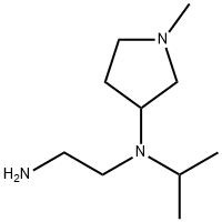 N*1*-Isopropyl-N*1*-(1-Methyl-pyrrolidin-3-yl)-ethane-1,2-diaMine Structure