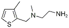 N*1*-Methyl-N*1*-(3-Methyl-thiophen-2-ylMethyl)-ethane-1,2-diaMine,1250967-24-8,结构式