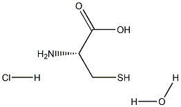 L-Cysteine hydrochloride Monohydrate 化学構造式