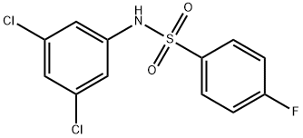 N-(3,5-dichlorophenyl)-4-fluorobenzenesulfonamide Structure