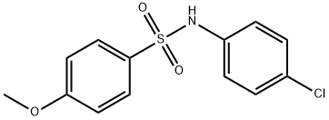 N-(4-氯苯)-4-甲氧基苯磺酰胺, 97026-74-9, 结构式