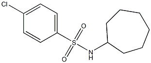 4-氯-N-环戊基苯磺酰胺, 329937-49-7, 结构式
