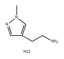 2-(1-METHYL-1H-PYRAZOL-4-YL)ETHANAMINE HYDROCHLORIDE 结构式