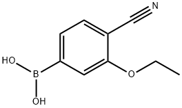 4-Cyano-3-ethoxyphenylboronic acid Structure