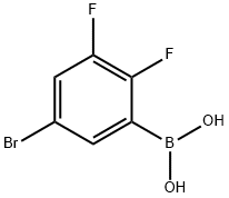 (5-溴-2,3-二氟苯基)硼酸,2096339-65-8,结构式