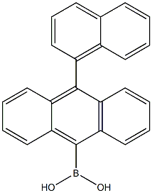 9-(1-萘基)-10-蒽硼酸, , 结构式