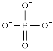 Phosphate Standard Solution, 1 Ml = 0.5 Mg P-PO4,,结构式
