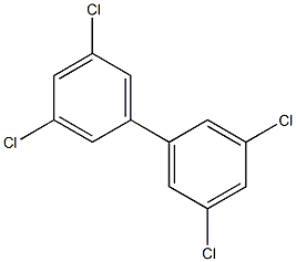 3,3',5,5'-Tetrachlorobiphenyl Solution 化学構造式